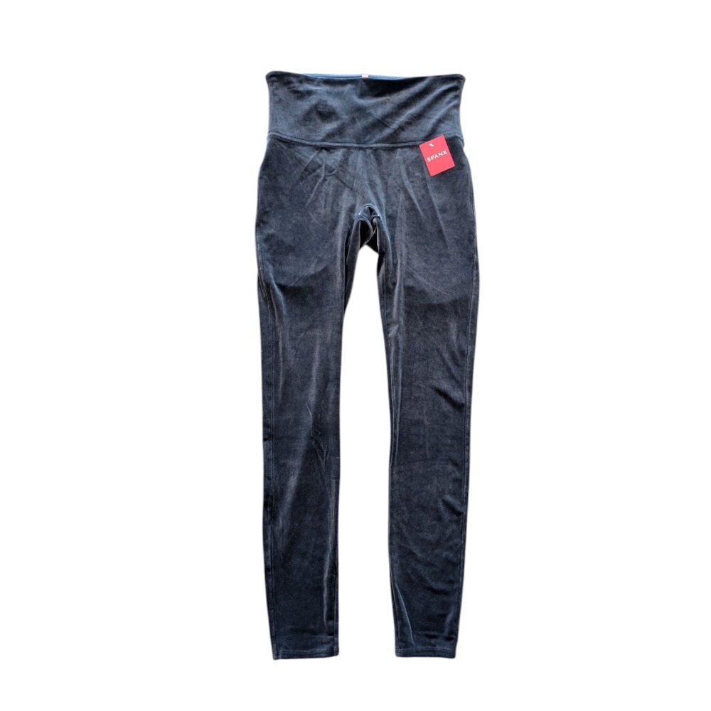 Spanx Velvet Leggings Classic Navy NWT